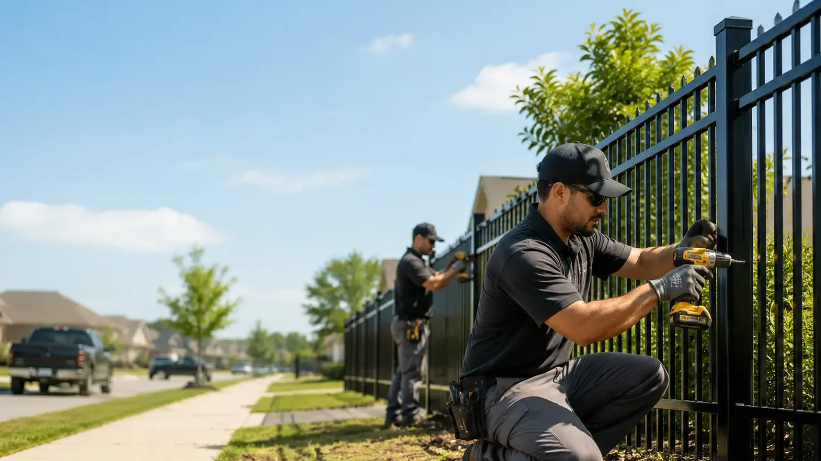 Metal Fence Installation in Marble Hill, GA